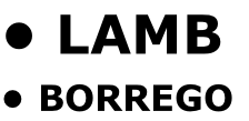 • LAMB • BORREGO
