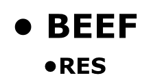 • BEEF   •RES